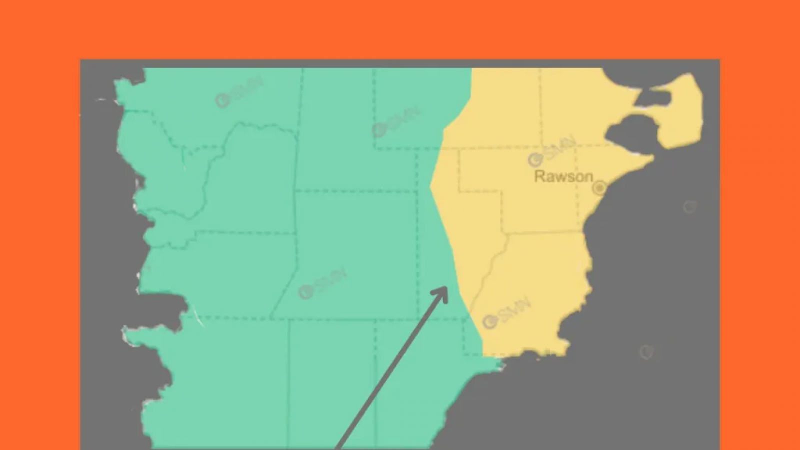 Alerta amarilla por tormentas en varias zonas de Chubut