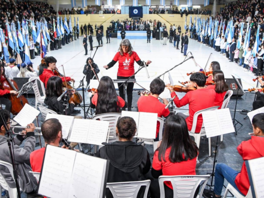 La Orquesta Infanto Juvenil de Madryn compartió su emotivo paso por Buenos Aires