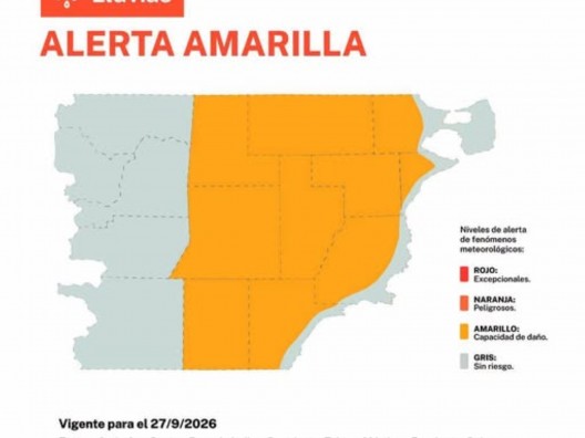 Alerta amarilla por lluvias en Puerto Madryn: cuándo llegan las precipitaciones