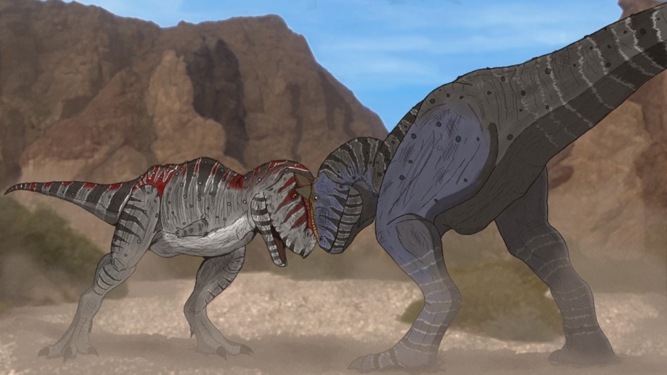 Descubren el verdadero propósito de los cuernos en los dinosaurios carnívoros de la Patagonia