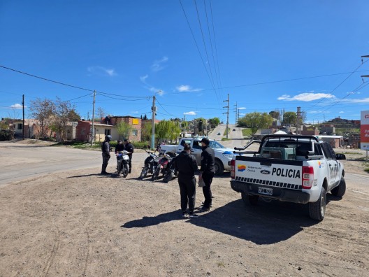 Ocho motos secuestradas y dos detenidos en controles hacia las "Canchas de Marquitos"