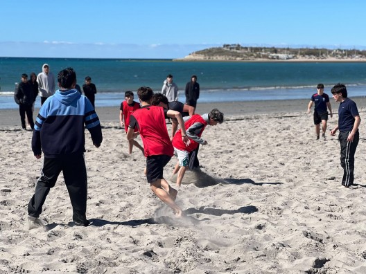 Comenzaron los Interescolares de Playa en Puerto Madryn
