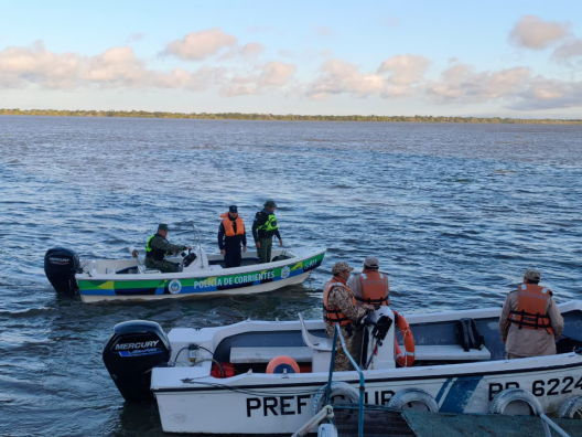 Buscan a dos peones rurales desaparecidos en aguas del río Paraná