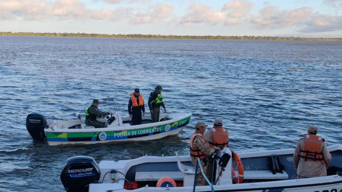 Buscan a dos peones rurales desaparecidos en aguas del río Paraná