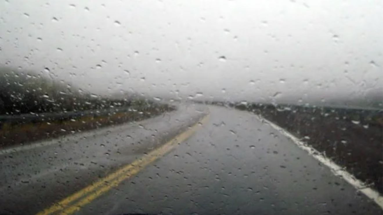 El SMN emitió alertas por lluvias y tormentas para distintas zonas de Chubut